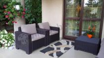Aranżacja Zestaw mebli ogrodowych California 3 Seater - Brąz