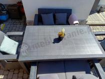 Aranżacja: Zestaw mebli ogrodowych Corfu Fiesta II Curver grafitowy