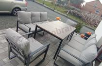 Aranżacja: Zestaw mebli ogrodowych dla 8 osób ze stołem obiadowym Panaon Grande Prime LG