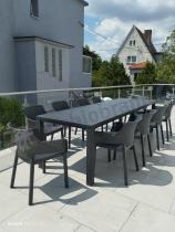 Aranżacja: Zestaw mebli ogrodowych obiadowych dla 10 osób Meblobranie EJD10 grafit