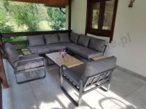 Aranżacja: Zestaw mebli ogrodowych z narożnikiem i dwoma fotelami - Panaon Corner - WG