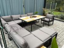 Aranżacja: Zestaw mebli ogrodowych z narożnikiem, wysokim stołem i fotelem - Panaon Corner XXL - WG