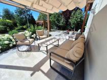 Aranżacja: Zestaw mebli tarasowych - sofa 175cm, 2 fotele, stolik kawowy - Panaon Dining WB