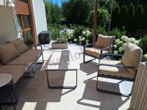 Aranżacja: Zestaw mebli tarasowych - sofa 175cm, 2 fotele, stolik kawowy - Panaon Dining WB