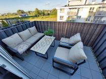 Aranżacja: Zestaw mebli tarasowych - sofa 175cm, 2 fotele, stolik kawowy - Panaon Dining WB