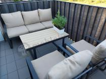 Aranżacja: Zestaw mebli tarasowych - sofa 175cm, 2 fotele, stolik kawowy - Panaon Dining WB