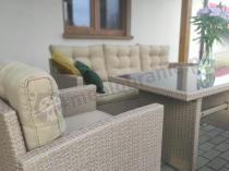 Aranżacja: Zestaw mebli technorattanowych z 2 sofami Cofete Grande – Natural Cofete 2.0