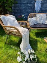 Aranżacja: Zestaw ogrodowy rattanowy ze stolikiem Torgiano Set brązowy