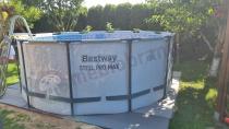 Aranżacja: Zestaw Okrągły basen na stelażu BESTWAY 366x122cm Steel Pro MAX 56420