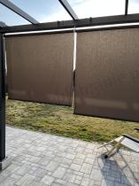Aranżacja: Zestaw rolet do pergoli Kirn 120x225 - Grey Grey - 2szt