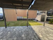 Aranżacja: Zestaw rolet do pergoli Kirn 120x225 - Grey Grey - 2szt