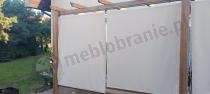 Aranżacja: Zestaw rolet zacieniających na ścianę 3m - Kirn 120x225 - Cream Wood - 2szt