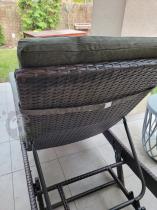 Aranżacja: Zestaw technorattanowych leżaków Nilamito Brown & Grey