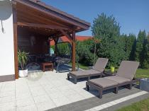 Aranżacja: Zestaw z leżakami ze stolikiem lodówką Meblobranie 2DIC brązowy