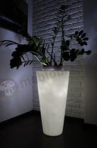 Della donice podświetlane LED na duże rośliny 75 cm