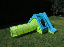 Domek ogrodowy dla dzieci Funtivity Playhouse Keter zielono-niebieski