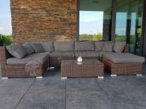 Eleganckie meble ogrodowe tarasowe technoratan Ligurito