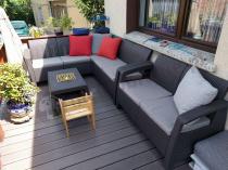Eleganckie meble ogrodowe z technorattanu Corfu