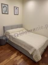 Łóżko do sypialni 140x200 z profilowanym zagłówkiem