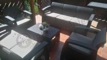 Meble ogrodowe Corfu Set Triple Max zestaw technorattan