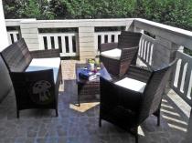 Meble ogrodowe technorattan tanio 2014 Trimante Brown