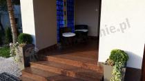 Meble z technorattanu na balkon komplet Modico