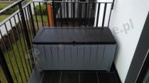 Skrzynia na balkon plastikowa Keter Novel Storage Box 340L