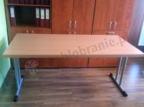 Stół konferencyjny składany na metalowych nogach 160x80