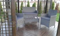 Tanie meble ogrodowe z technorattanu Trimante Grey&amp;amp;Grey