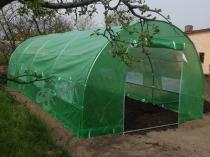 Zielony foliak na warzywa 6*3m metalowa konstrukcja