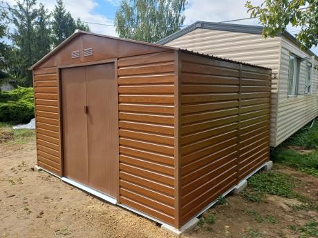 Blaszak drewnopodobny Dummer 340x323x229cm (10,2m2) – Wood