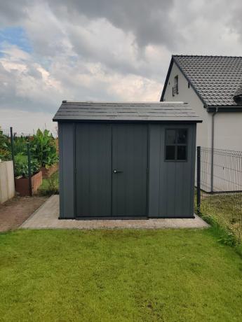 Domek ogrodowy Keter Newton Plus 975 grey (6,6m2)