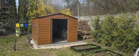 Nowoczesny domek gospodarczy 277x319cm (8,2m2) – Agger Wood