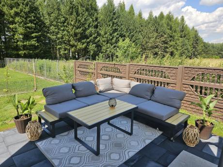 Nowoczesny narożnik na taras - Panaon Corner 220x220 - WG