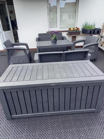 Skrzynia na taras Rockwood Box 570L Antracite