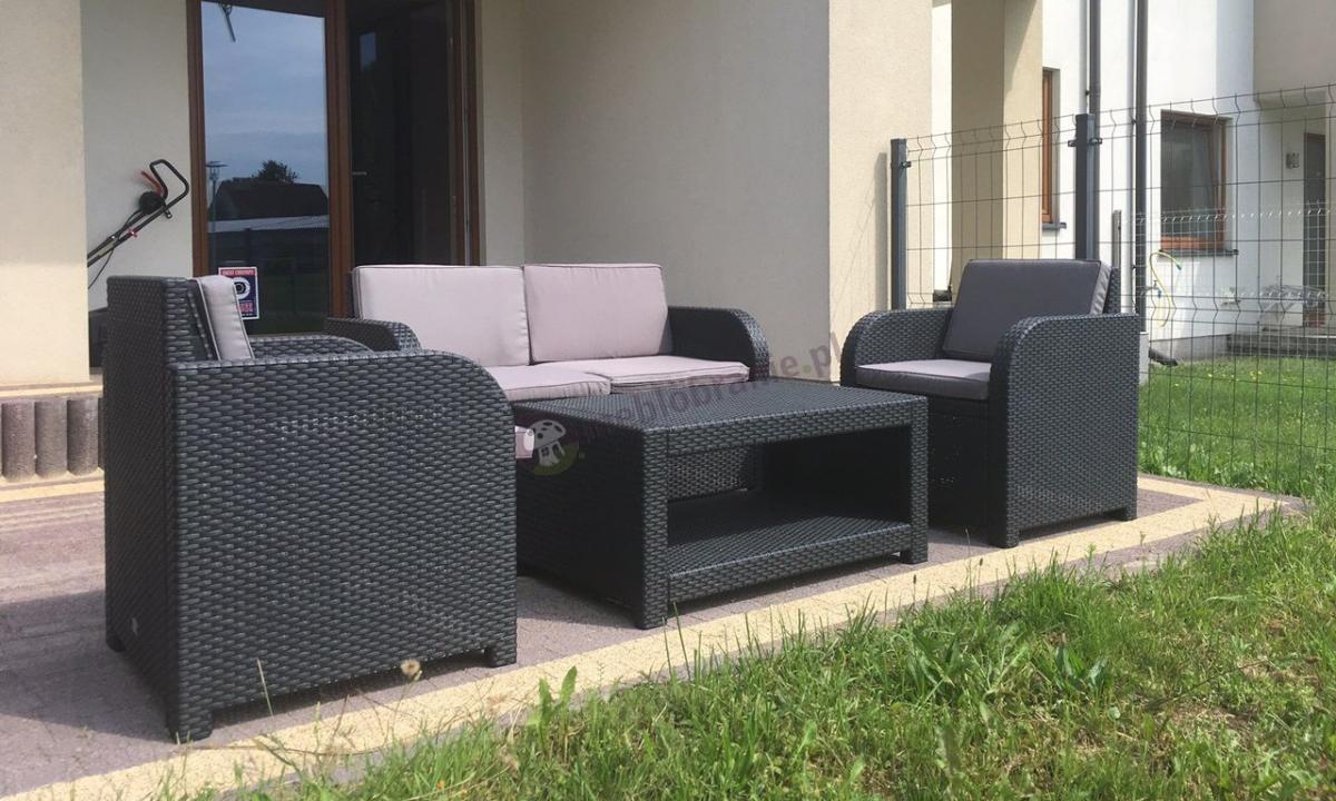 Modena Lounge Set Allibert by Keter Zestaw ogrodowy Meblobranie.pl