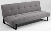 Szara sofa Sleek pikowana nowoczesna 179 cm