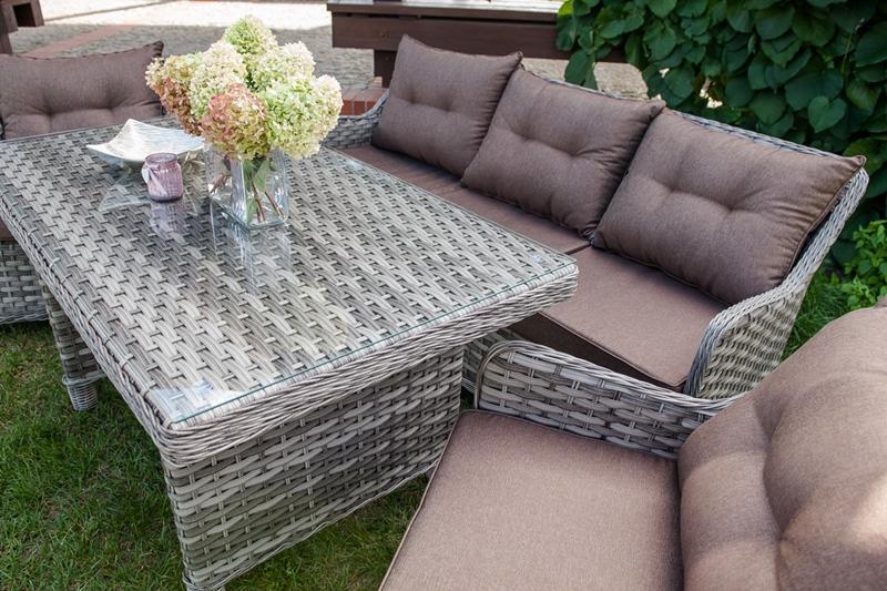 Zestaw technorattanowy premium Divino - stół