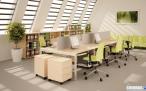 Biurko wielostanowiskowe Svenbox BG041 ustawienie