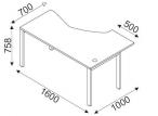Biurko Svenbox BG047 wymiary