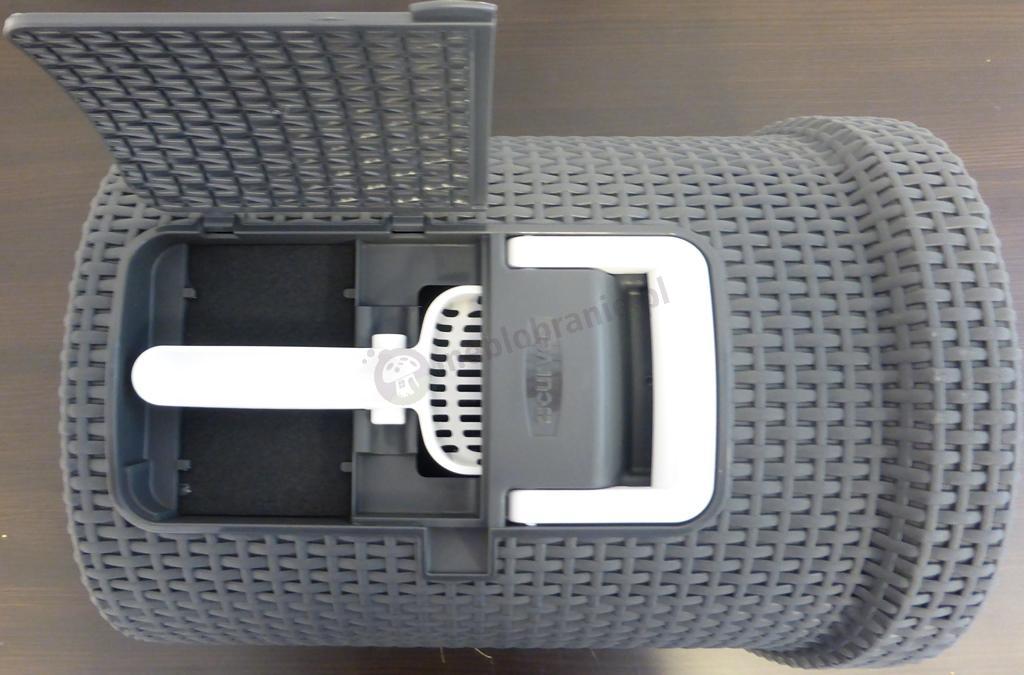 Kuweta dla kota Curver Petlife Litter Box Grafit Meblobranie.pl