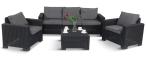 Zestaw mebli ogrodowych California 3 Seater - Grafit