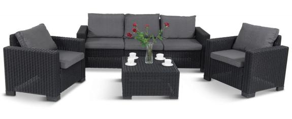 Set de grădină California 3 din plastic