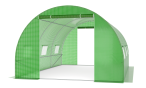 Tunel foliowy metalowy 4,5*3m 13,5m2 zielony z folią zbrojoną