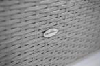 Stolik kawowy technorattan Nilamito 90x50 Grey