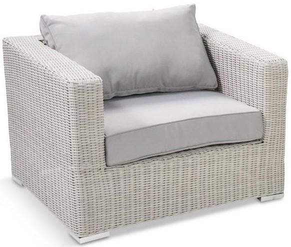 Fotel Ligurito Off White & Taupe