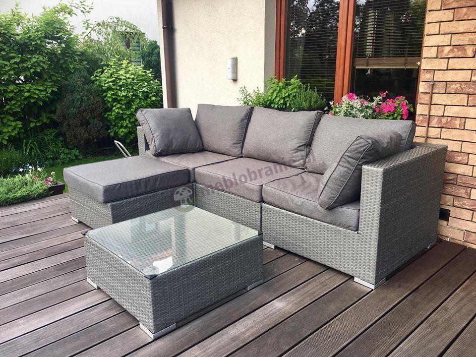 mały narożnik modułowy na balkon Nilamito