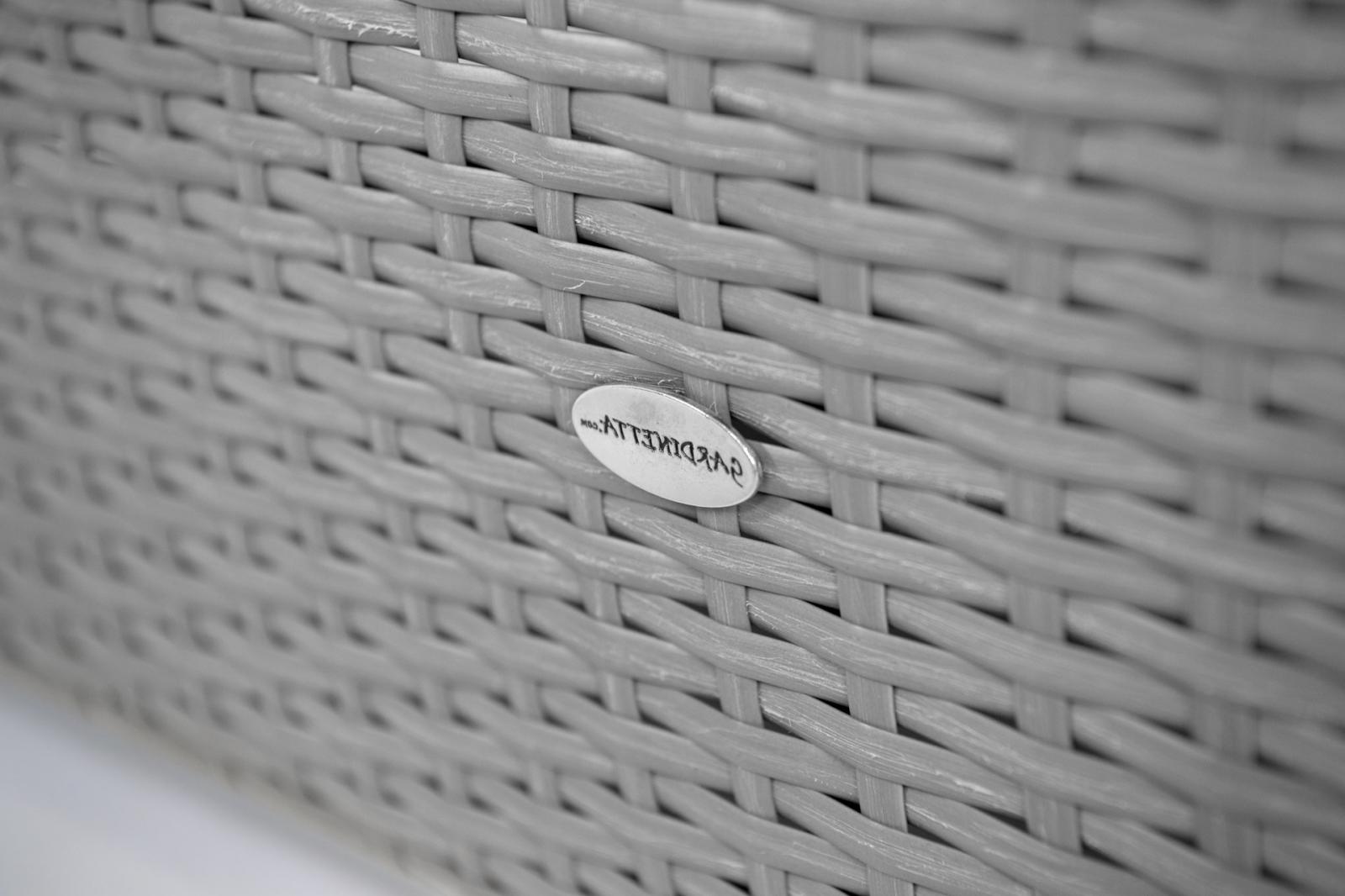 plecionka technorattanowa szara