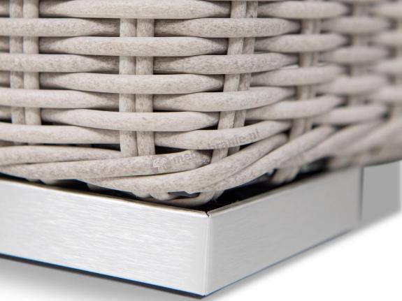 plecionka technorattanowa jasnoszara