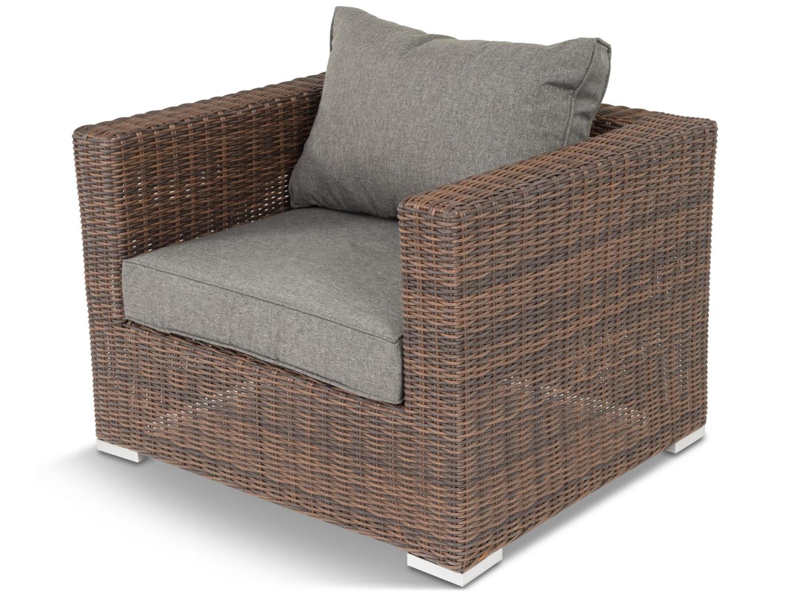 Fotel  Ligurito Brown Elite & grey